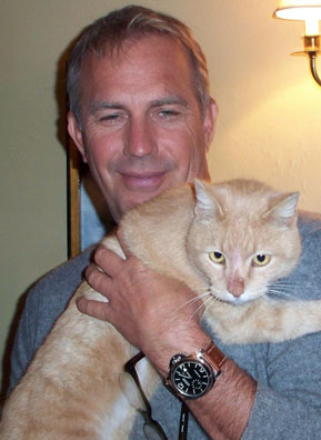 Kevin Costner with Marmalade